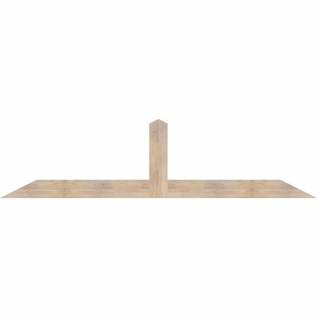 Ekena Millwork Portland Smooth Timber Gable Bracket, Douglas Fir, 96"W x 24"H x 1 1/2"D x 5 1/2"F, 6/12 Pitch GBW096X24X0206POR00SDF